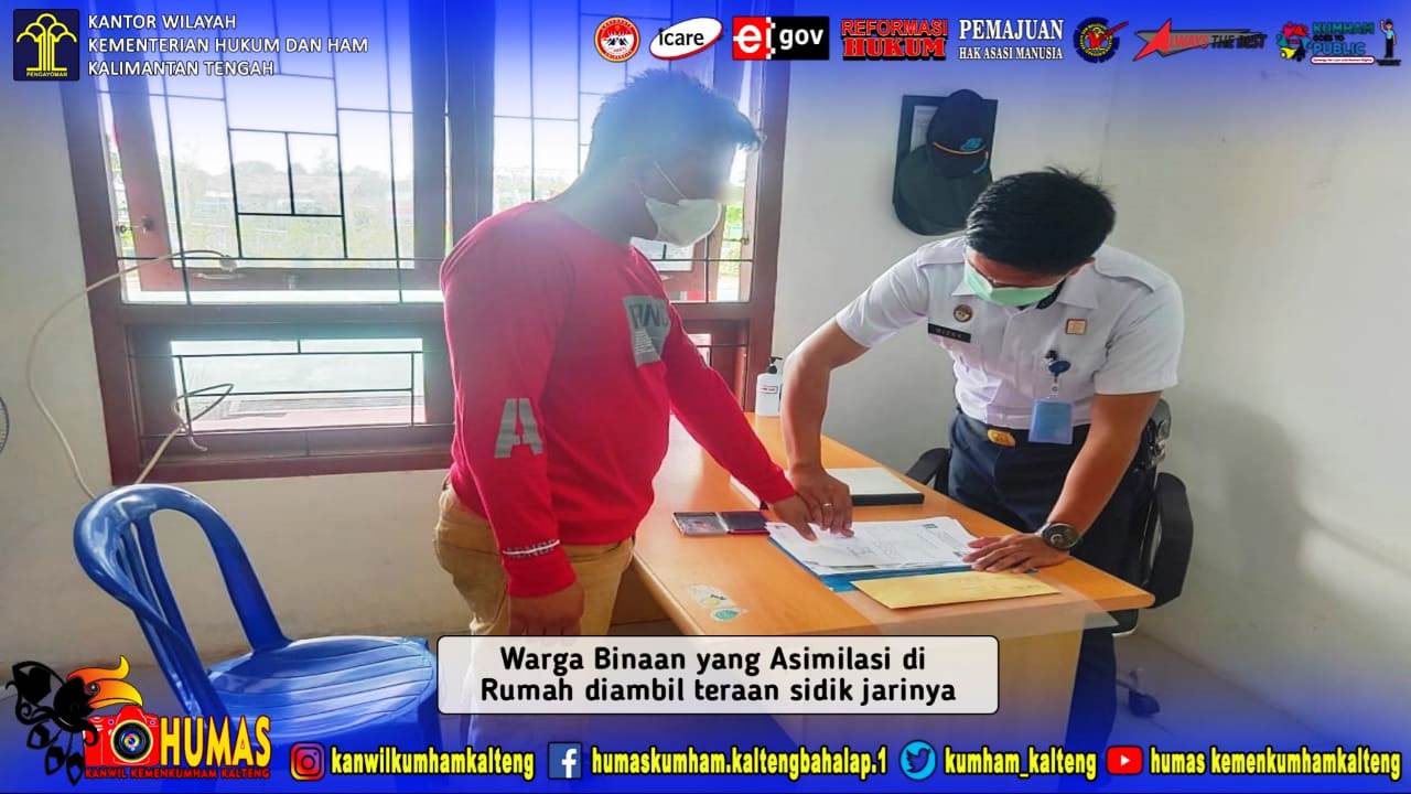 Lapas Sukamara Keluarkan 1 Orang Warga Binaan Jalani Asimilasi di Rumah