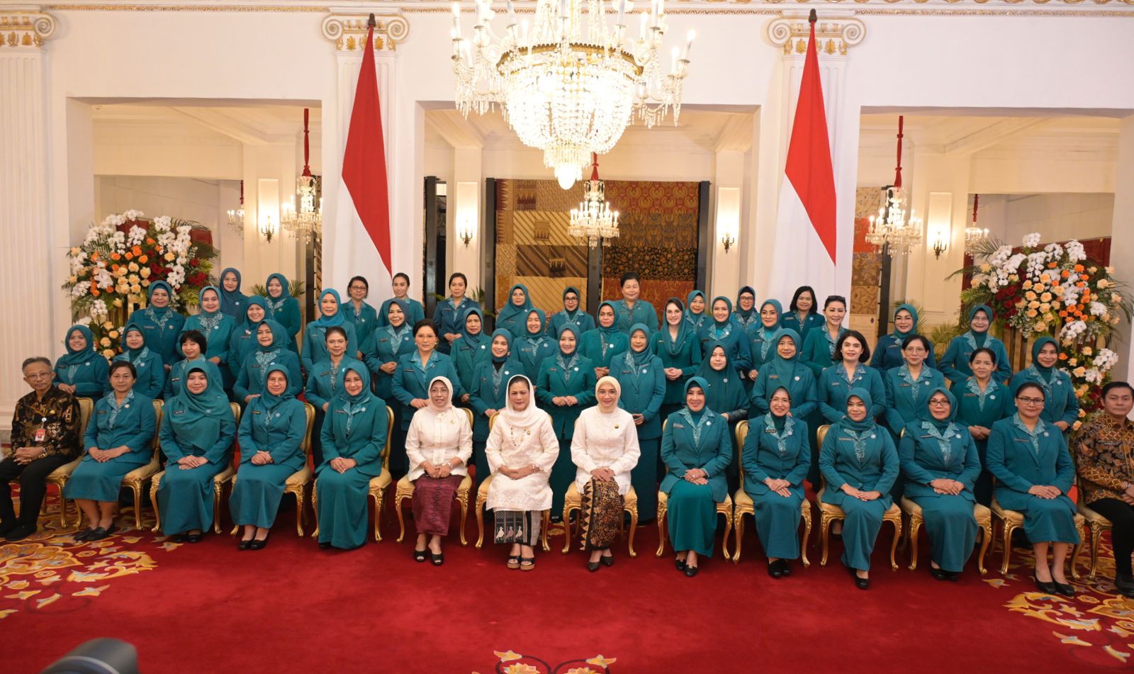 Ketua TP PKK Ivo Sugianto Sabran Hadiri Audensi Bersama Ibu Negara Iriana Joko Widodo