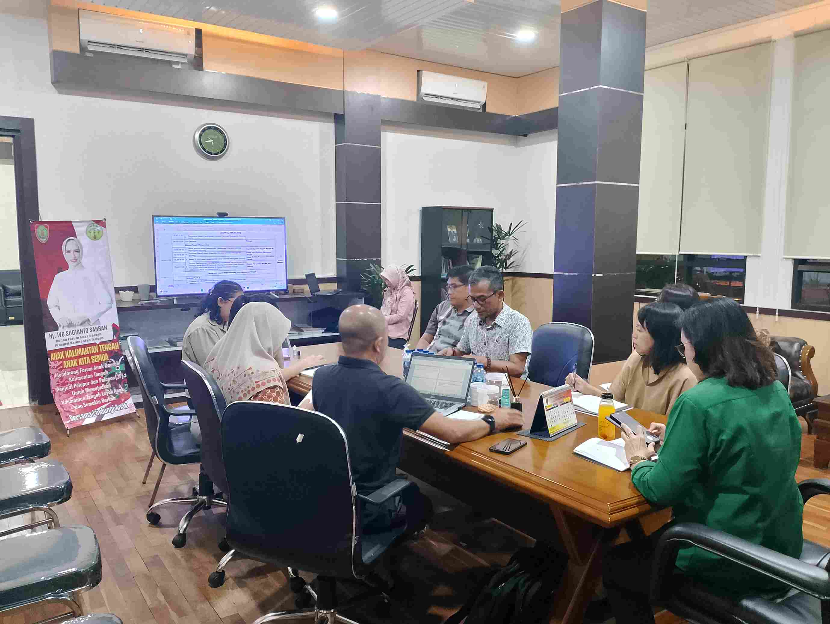 DP3APPKB Prov. Kalteng Gelar Rapat Persiapan HARGANAS, HAN dan Temu Kerja TPPS