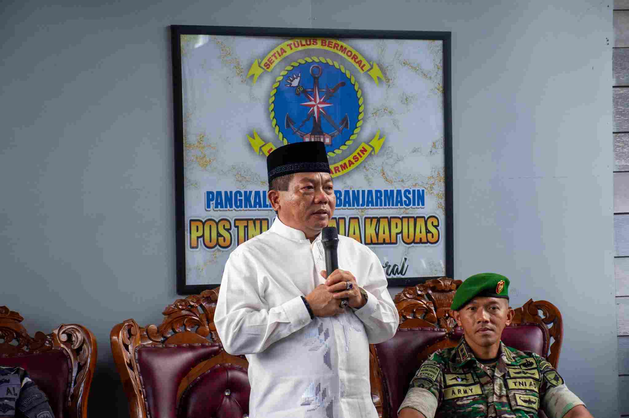 Bupati Kapuas Apresiasi Bakti Sosial HUT ke-80 TNI AL dan Dukung Pembangunan Waterfront City
