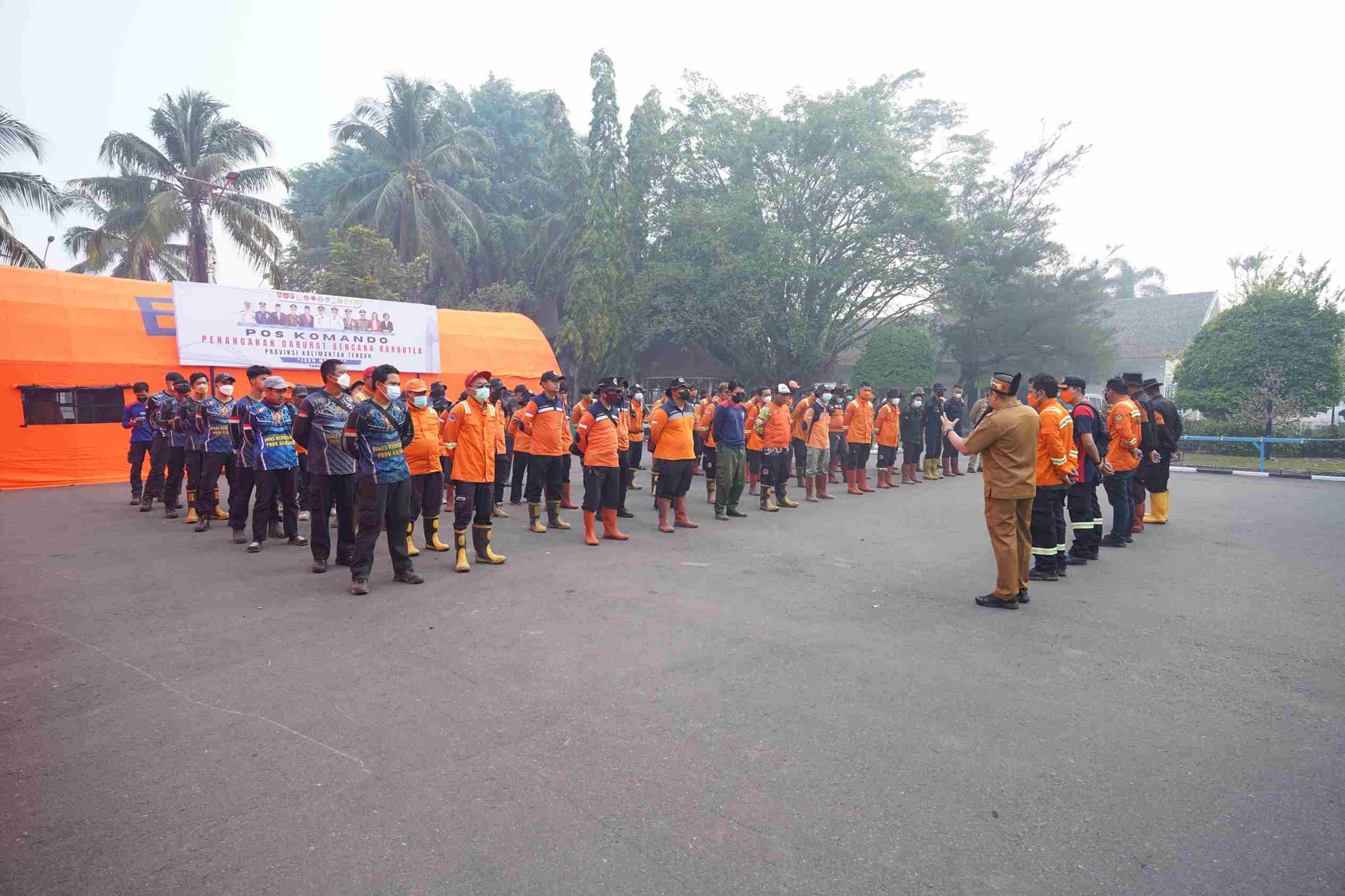 Kalteng Tetapkan Status Tanggap Darurat Karhutla, 2.155 Personel Gabungan Dikerahkan