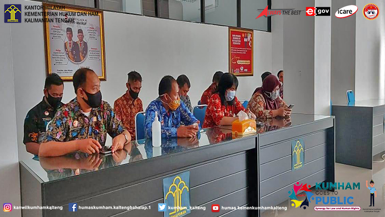 Kanwil Kemenkumham Kalteng Ikuti Live Streaming Hari Kesaktian Pancasila Tahun 2020