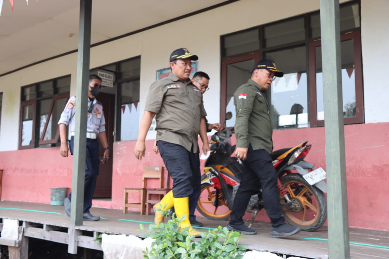 Wagub Kalteng Dampingi Wamen LHK Tinjau Karhutla di Tumbang Nusa Kabupaten Pulang Pisau