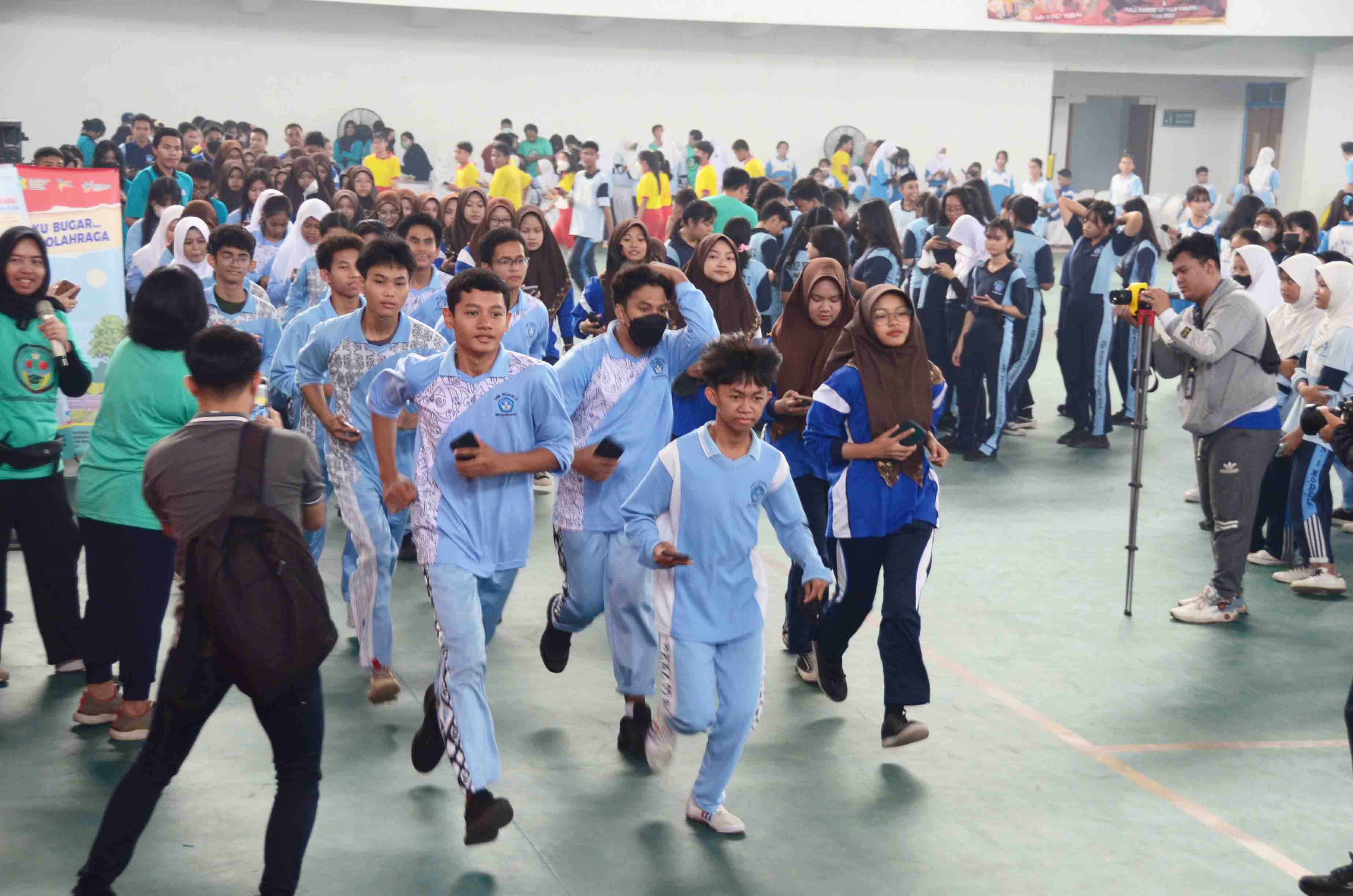 Melalui Gemas Cerdas, Dinkes Prov Kalteng Gelar Penggerakan Massa Dalam Mendukung Implementasi Germas