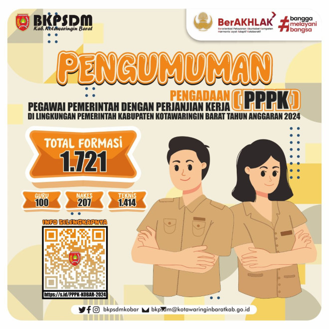 Pemkab Kobar Umumkan Pengadaan PPPK Formasi Tahun 2024