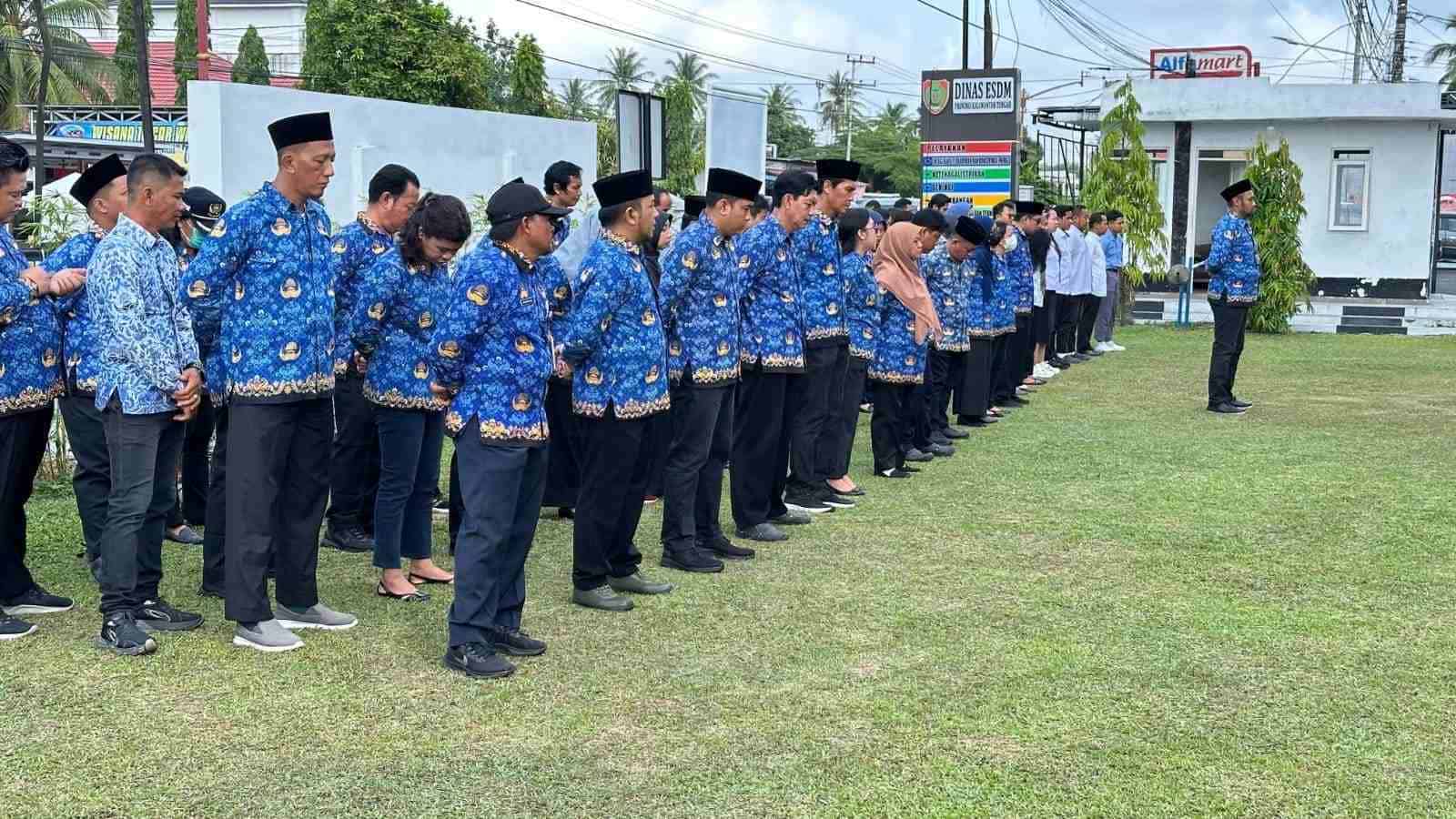 Dinas ESDM Prov. Kalteng Melaksanakan Upacara Peringatan Hari Kesaktian Pancasila