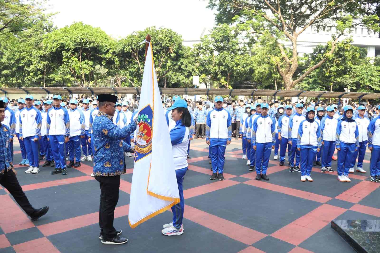 Kemendagri Gelar Upacara Hari Kesaktian Pancasila dan Lepas Kontingen Pornas XVII Korpri