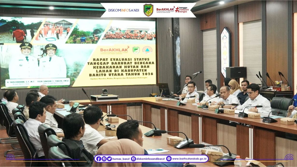 Pemkab Barito Utara Perkuat Koordinasi Penanganan Karhutla