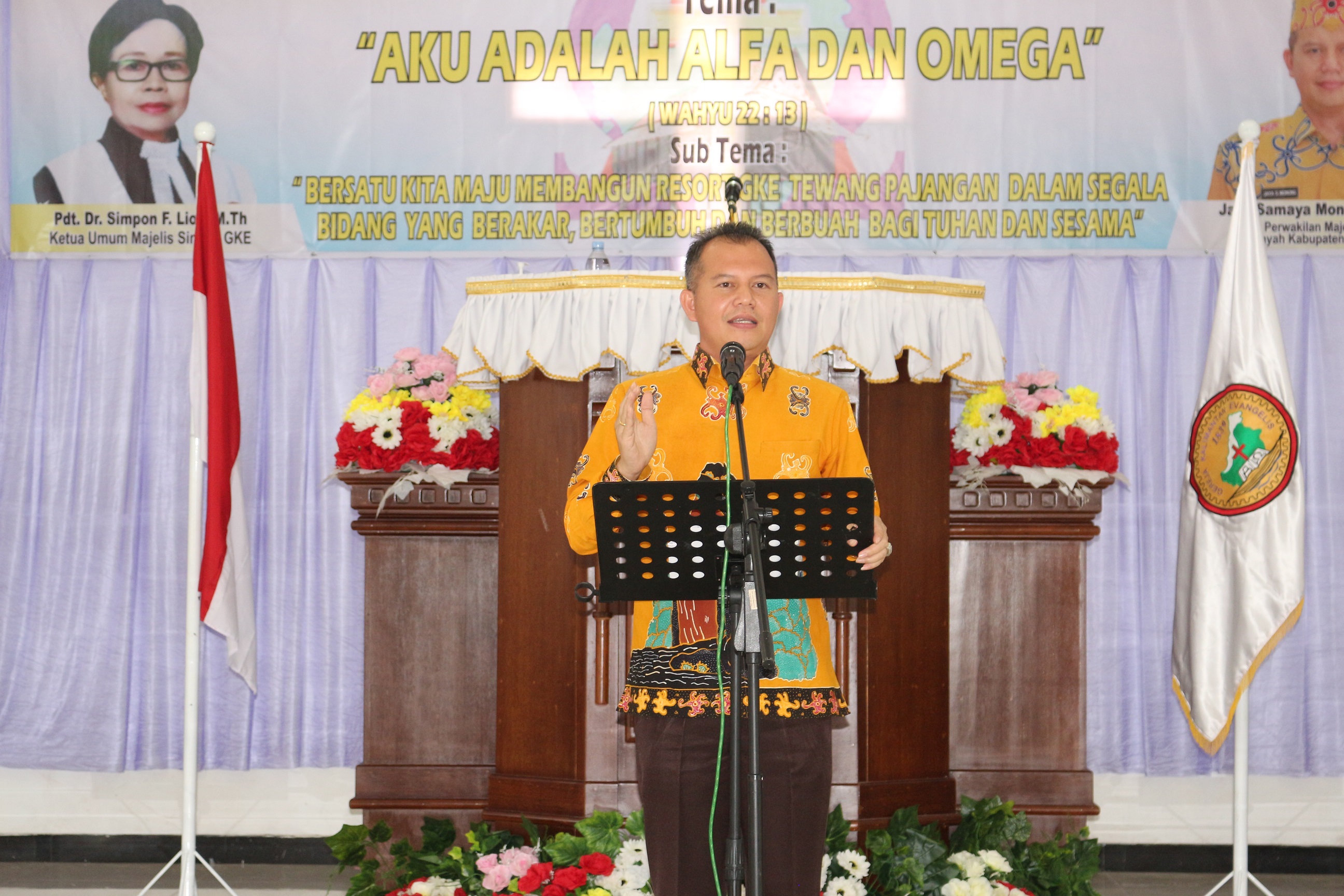 Bupati Buka Sinode Resort GKE Tewang Pajangan ke - V