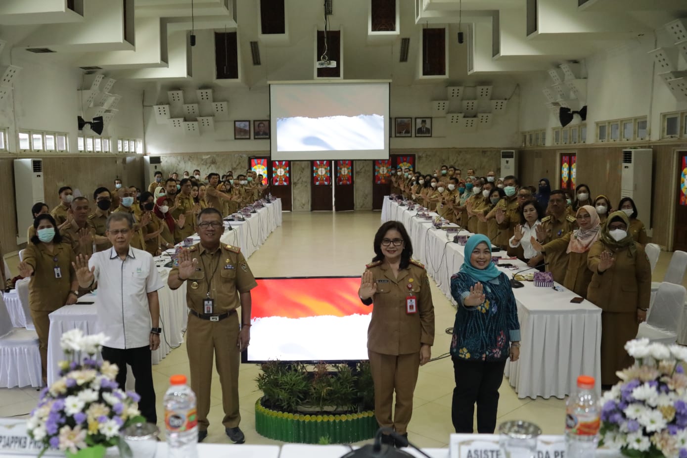Asisten Pemkesra Katma F. Dirun Buka Rakor Pokja PUG Tingkat Provinsi dan Kabupaten/Kota se-Kalteng