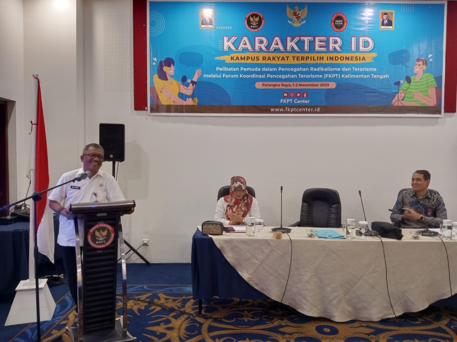 Kaban Kesbangpol Prov. Kalteng Buka Kegiatan Karakter Id 