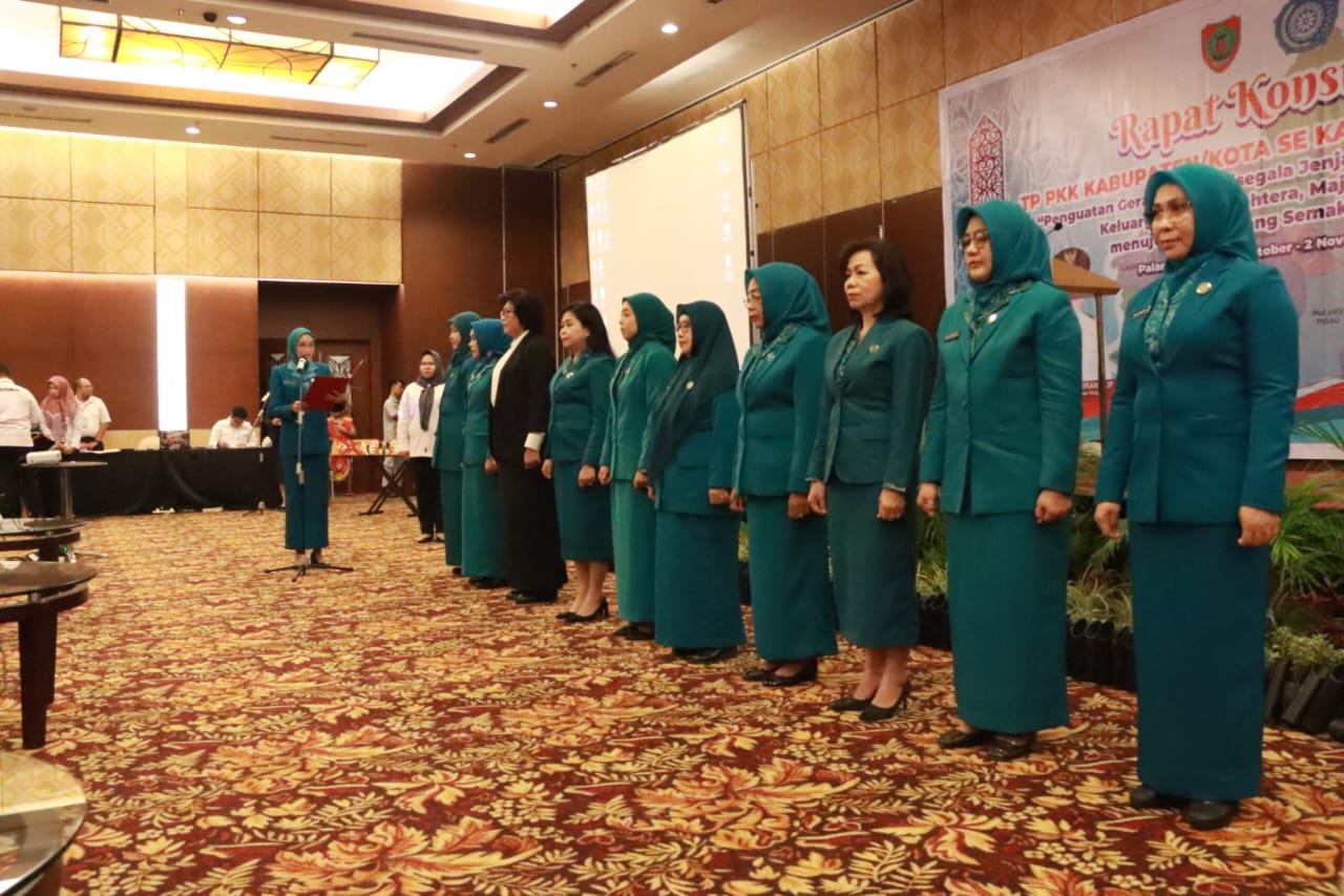 Wagub Edy Pratowo Buka Rakon Tim Penggerak PKK Tingkat Provinsi Kalteng Tahun 2023