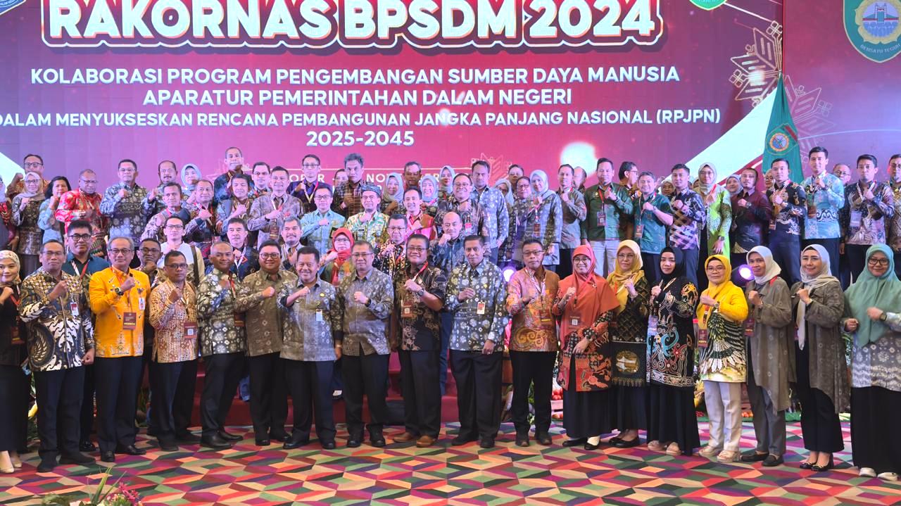 Hadiri Rakornas BPSDM 2024 se-Indonesia, Kepala BPSDM Prov. Kalteng Tekankan Pentingnya Pengembangan SDM Berkualitas dan Berdaya Saing Tinggi