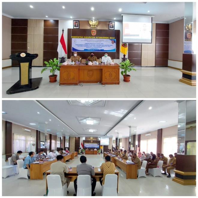 DPMPTSP Kobar Adakan Forum Konsultasi Publik Penyusunan Standar Pelayanan Pelayanan Perizinan dan Non Perizinan