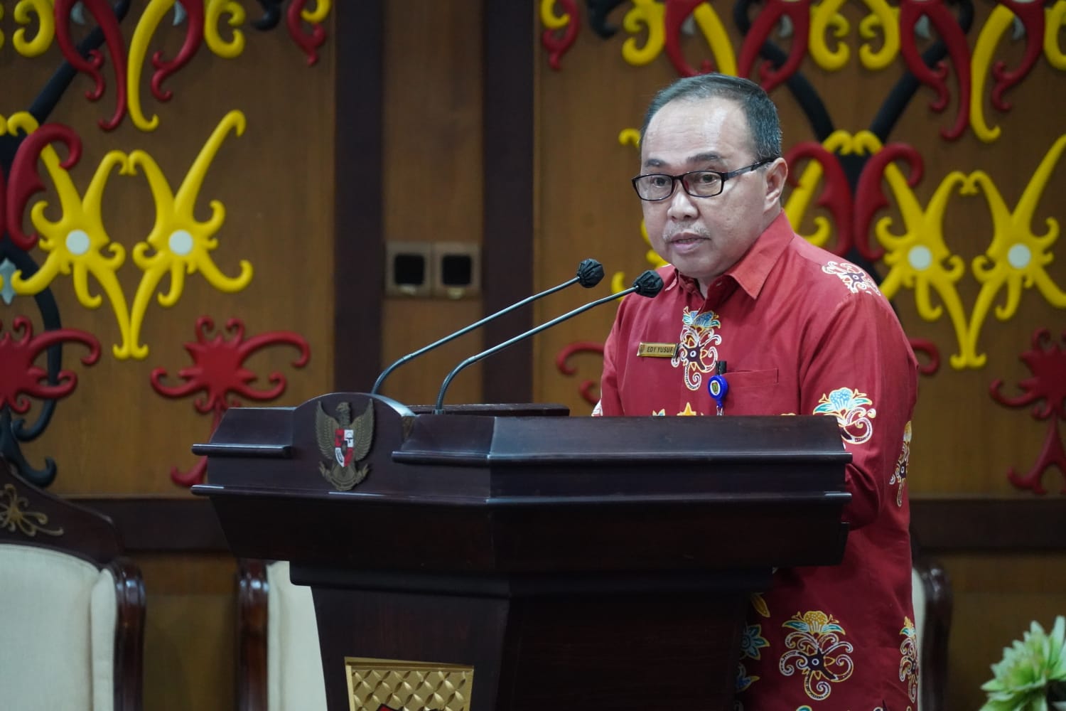 Sahli Gubernur Herson B. Aden Buka Rakor Pemantauan Orang Asing dan Lembaga Asing di Provinsi Kalteng