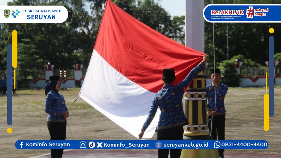 Upacara HUT ke-54 KORPRI, Wabup Seruyan Ajak ASN Perkuat Integritas