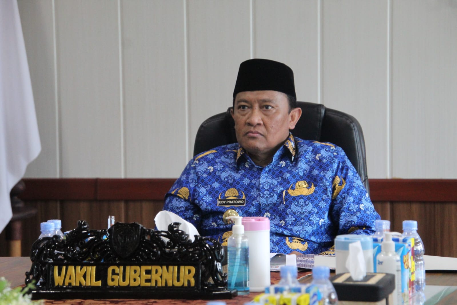 Ikuti Rakor Bersama Mendagri, Wagub Edy Pratowo Tegaskan Kesiapan Kalteng Sambut Nataru