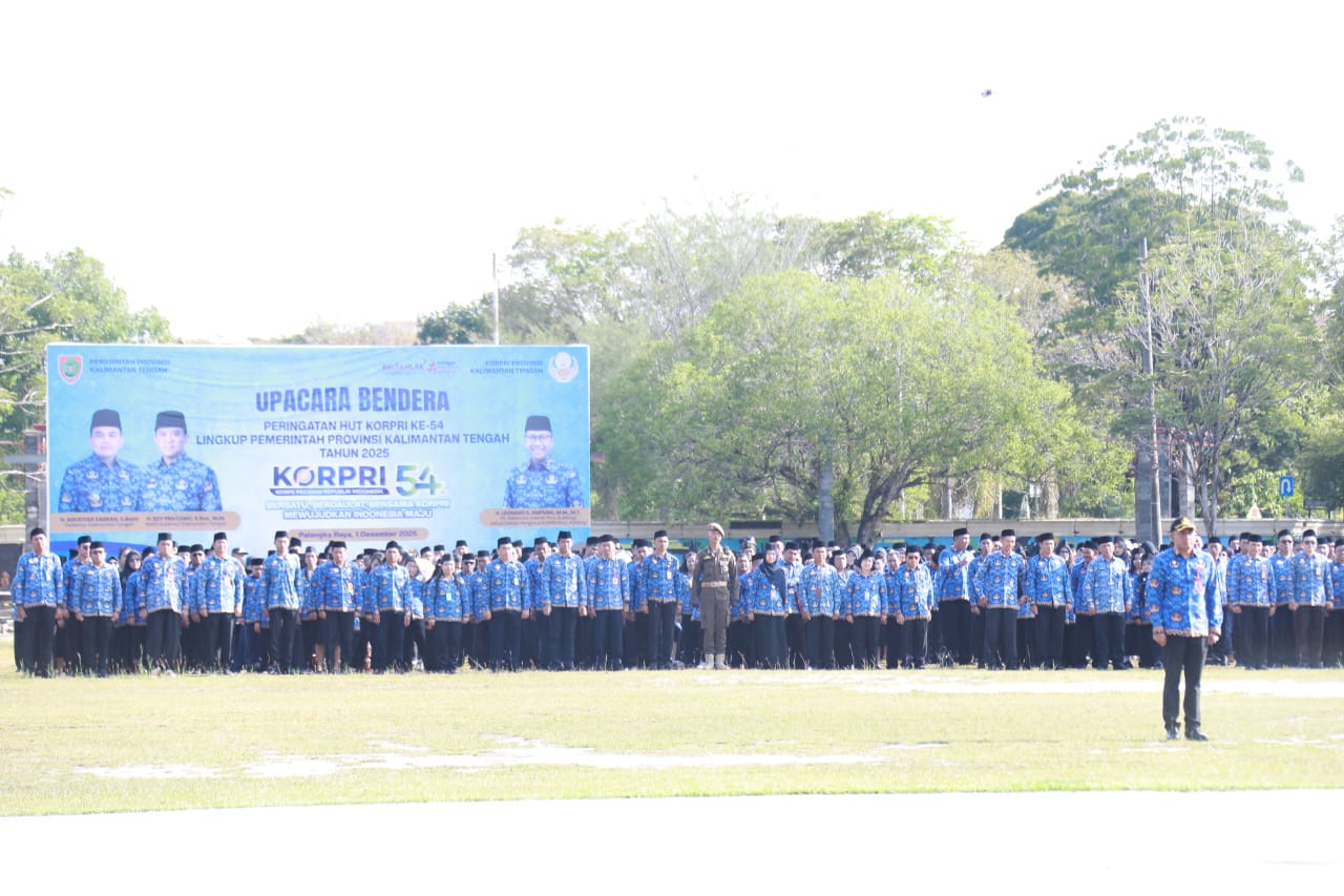 Upacara HUT ke-54 KORPRI, Wagub Edy Pratowo Ajak ASN Siaga dan Junjung Integritas