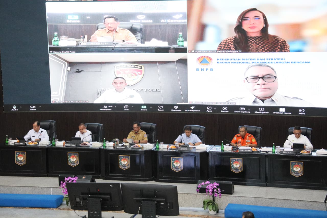 Mendagri Minta Pemda Perkuat Sinergi Hadapi Potensi Bencana dan Momentum Nataru 2025