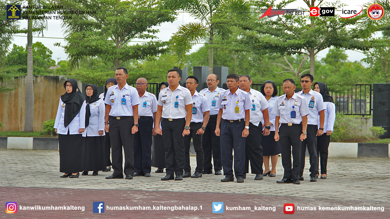 Apel Pagi Perdana Di Awal Tahun, Kakanwil Semangati Pegawai