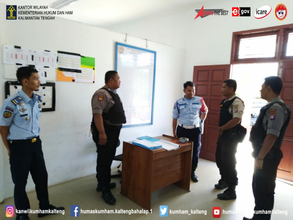 Jalin Sinergi Yang Baik, Lapas Sukamara Rutin Kedatangan Patroli Sambang Polres Sukamara