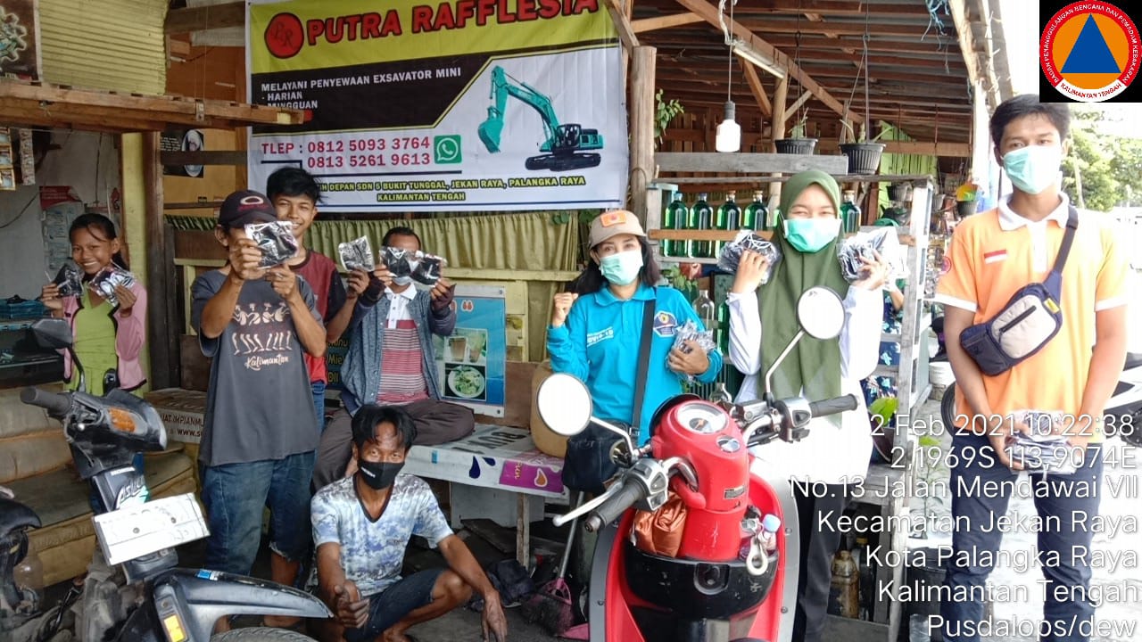 Satgas Penanganan Covid-19 Prov. Kalteng Lakukan Sosialisasi dan Edukasi Wajib Penggunaan Masker