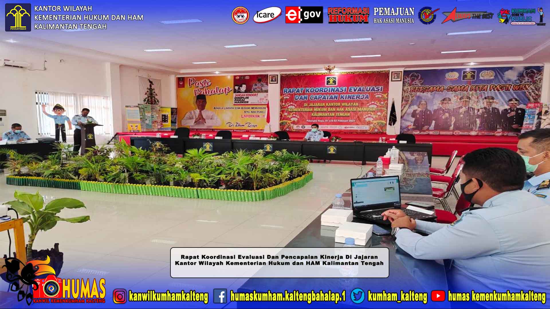 Kepala LPKA Palangka Raya Ikuti Kegiatan Rapat Koordinasi Evaluasi dan Pencapaian Kinerja Hari Kedua