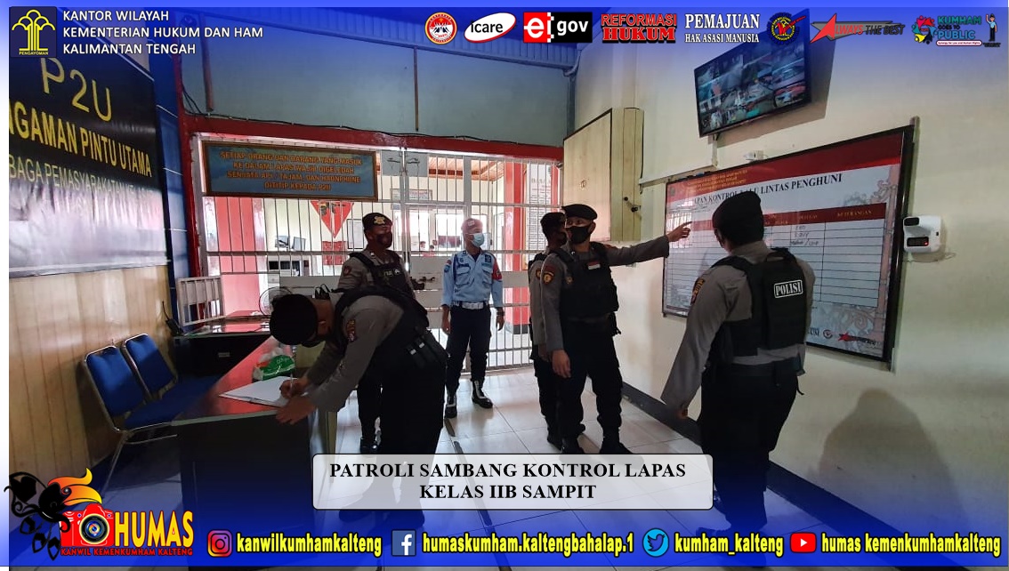 Sinergi Lapas Sampit Dengan Polres Kotim