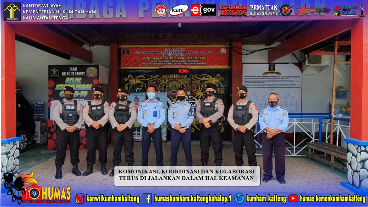 Sinergi Lapas Sampit Dengan Polres Kotim