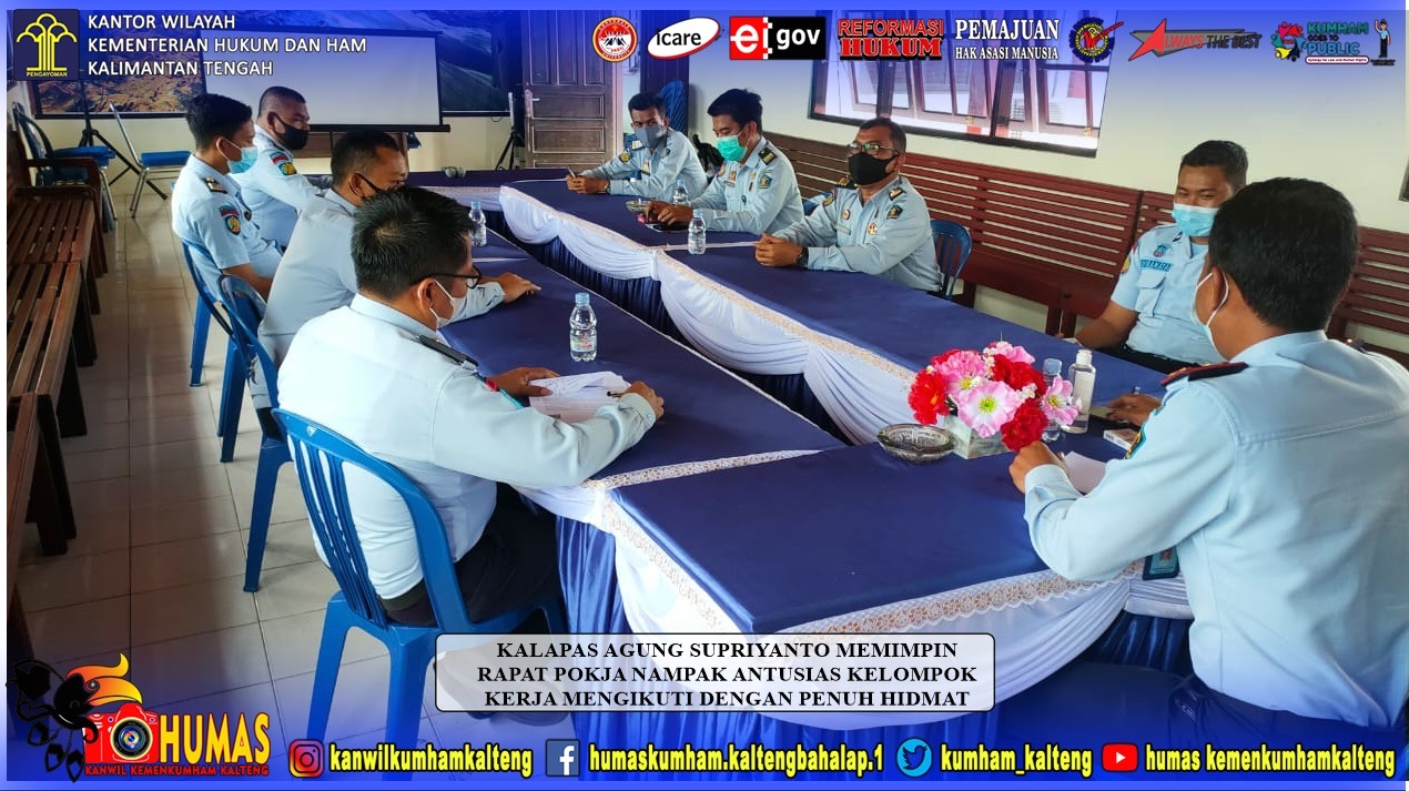 Tim Pembangunan ZI Lapas Sampit Kembali  Gelar Rapat