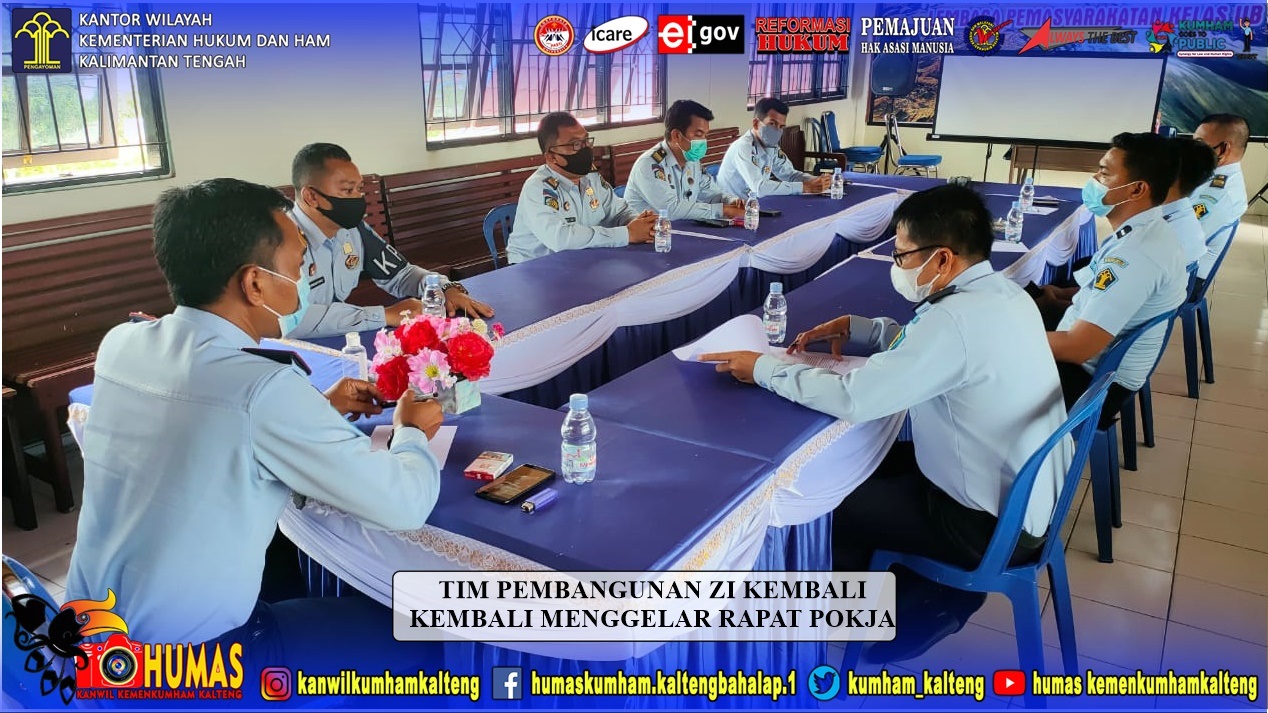 Tim Pembangunan ZI Lapas Sampit Kembali  Gelar Rapat