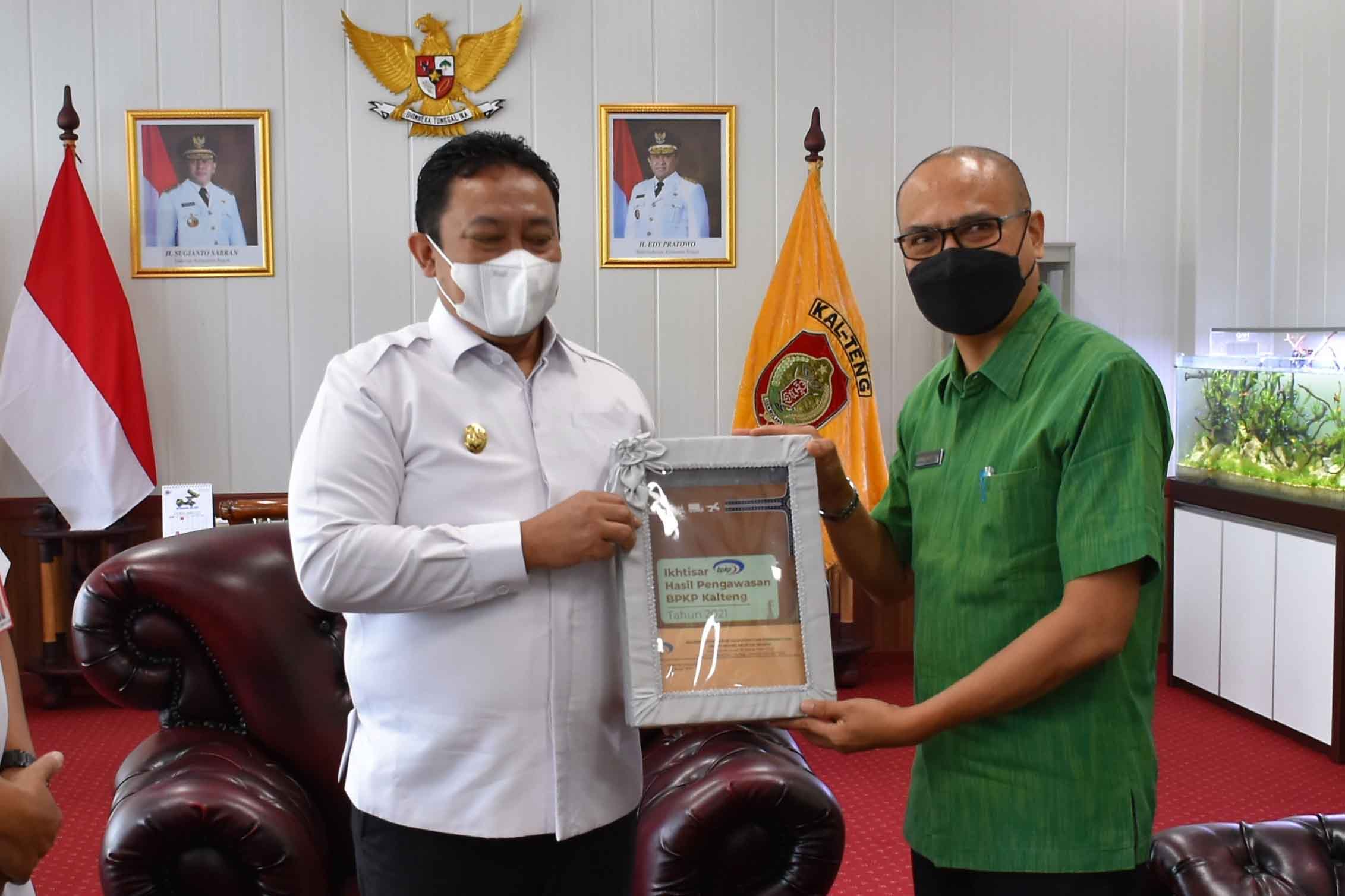 Wagub Edy Pratowo : Hasil Pengawasan BPKP Akan Mendorong Tata Kelola Keuangan Pemprov  Kalteng  Berkualitas dan Akuntabel