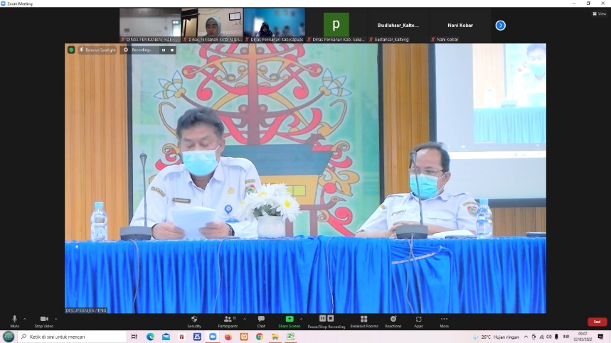 Pemprov. Kalteng Gelar Rapat Koordinasi Percepatan Kampung Perikanan Budidaya 