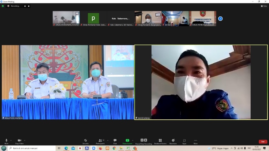 Pemprov. Kalteng Gelar Rapat Koordinasi Percepatan Kampung Perikanan Budidaya 