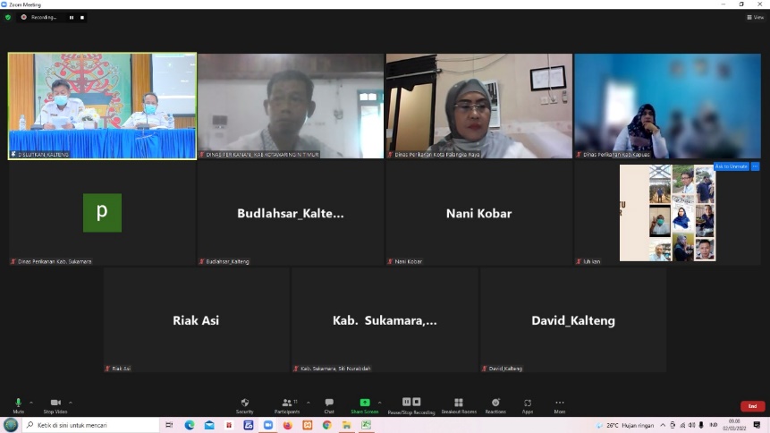 Pemprov. Kalteng Gelar Rapat Koordinasi Percepatan Kampung Perikanan Budidaya 