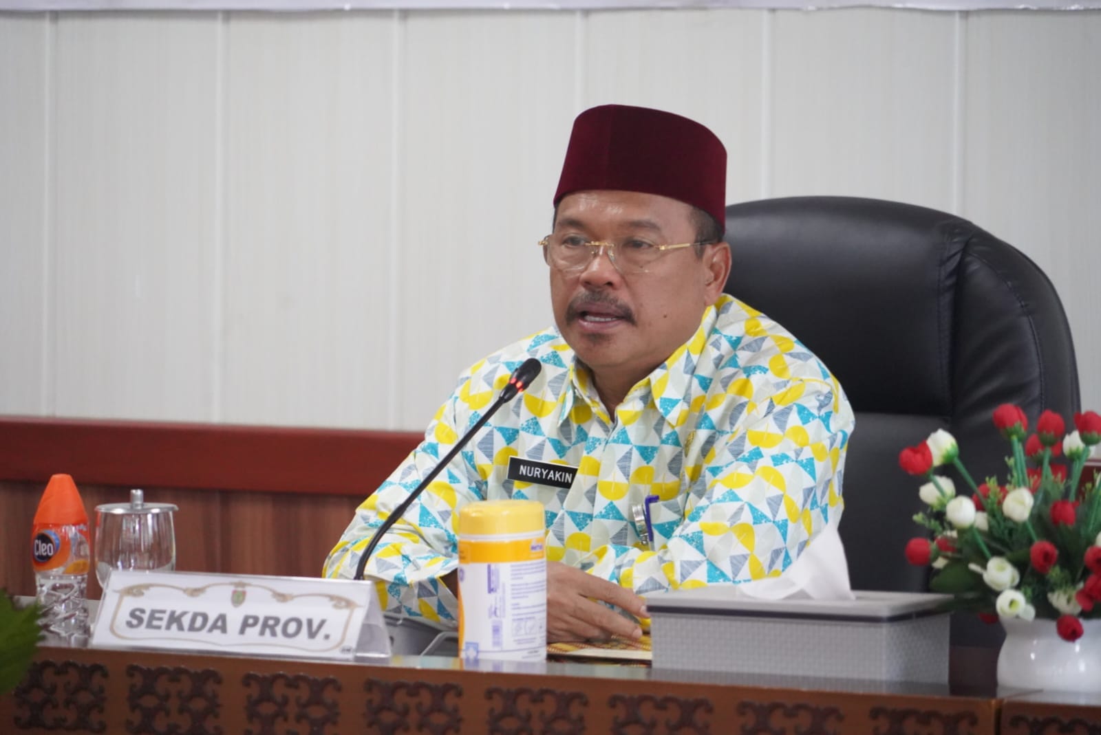 Pimpin Rapat  Evaluasi TPID, Sekda Nuryakin Tekankan Pentingnya Data Untuk Ditindaklanjuti Dalam Kebijakan dan Program