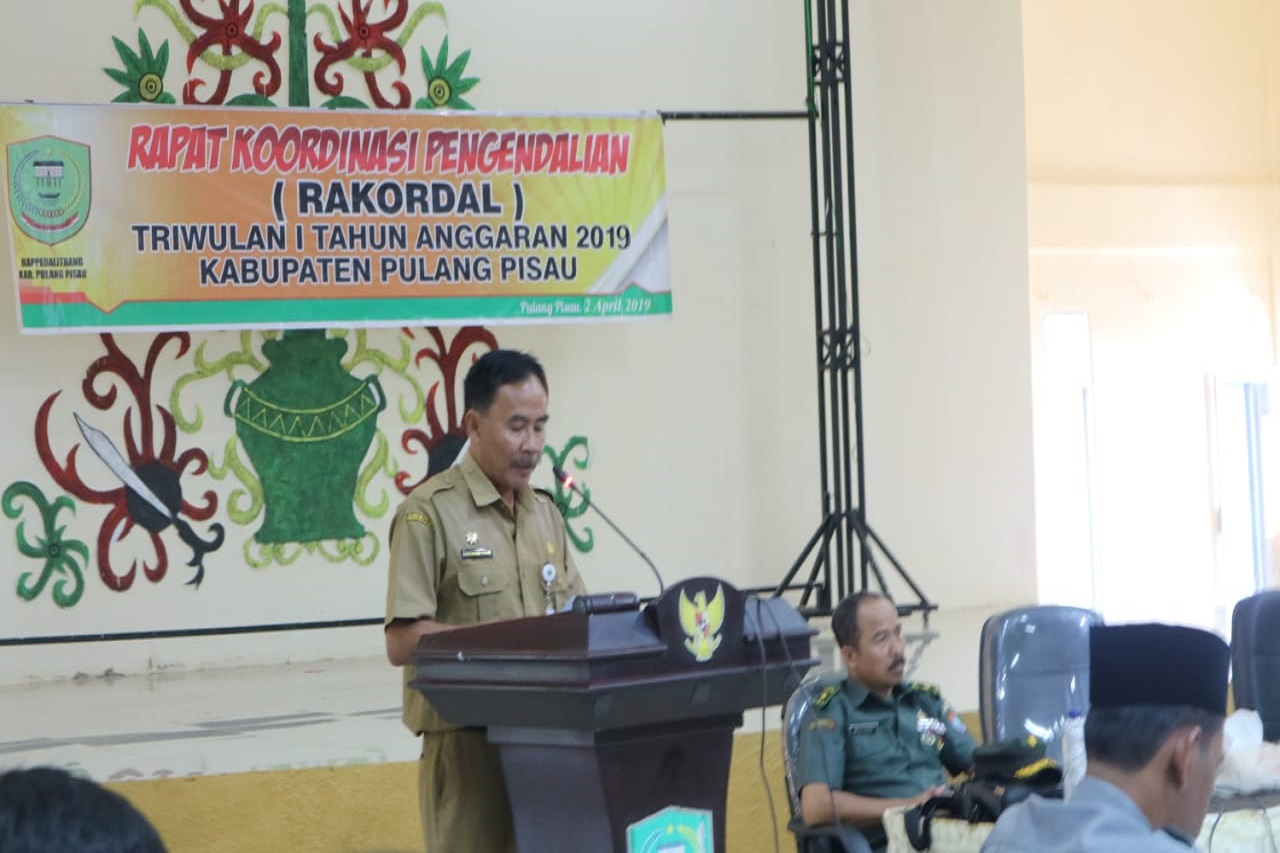 Asisten Sekda Pulang Pisau Buka Rakordal Triwulan I