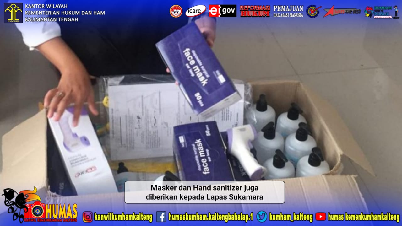 Lapas Sukamara Dapat Bantuan Alat Kesehatan Dari Dinas Kesehatan