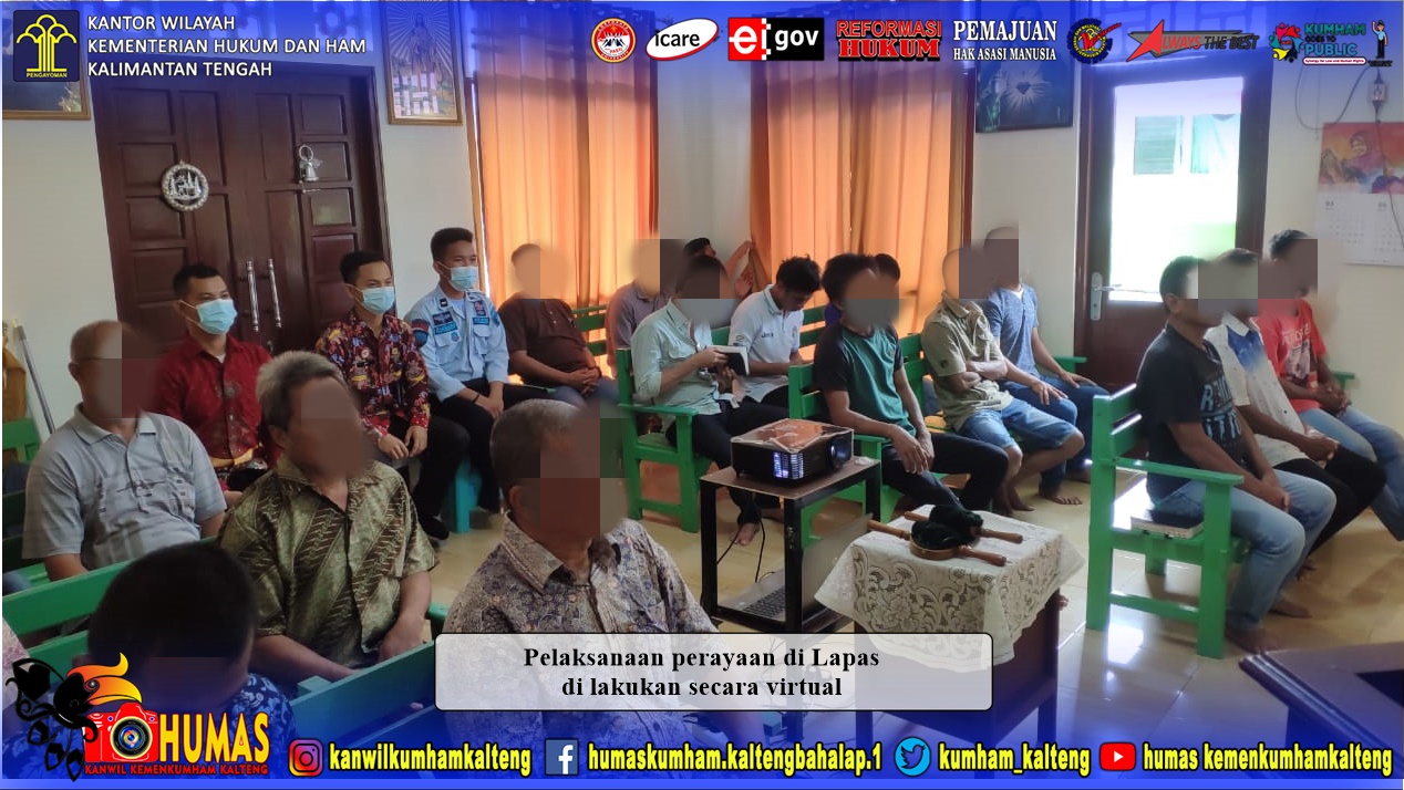 Lapas Sampit Rayakan Jumat Agung Secara Virtual