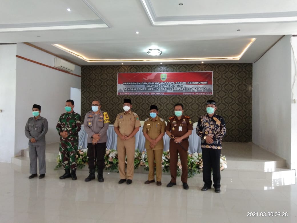 Kemenag Sukamara Sampaikan Moderasi Beragama di Kegiatan FKUB