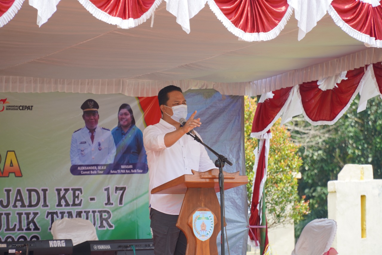 Hari Jadi Bulik Timur, Bupati Harapkan Desa Bisa Mandiri dan Sejahtera