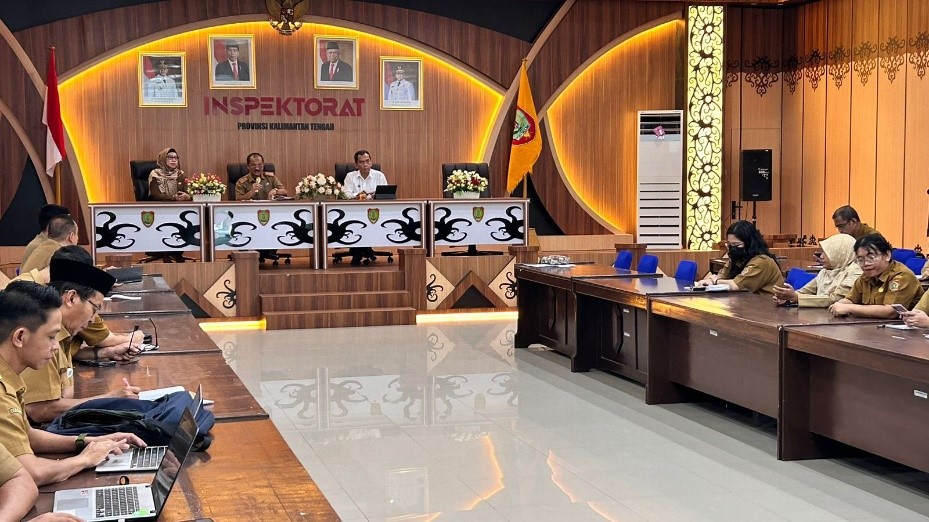 Inspektur Daerah Prov. Kalteng Buka Workshop Penguatan Peran APIP dalam Implementasi AKIP di Pemprov Kalteng