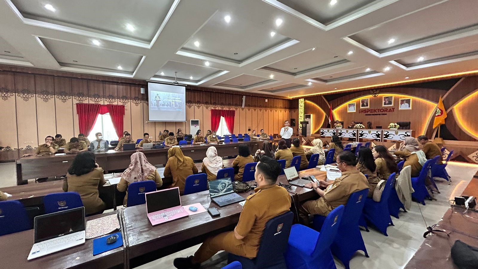 Inspektur Daerah Prov. Kalteng Buka Workshop Penguatan Peran APIP dalam Implementasi AKIP di Pemprov Kalteng