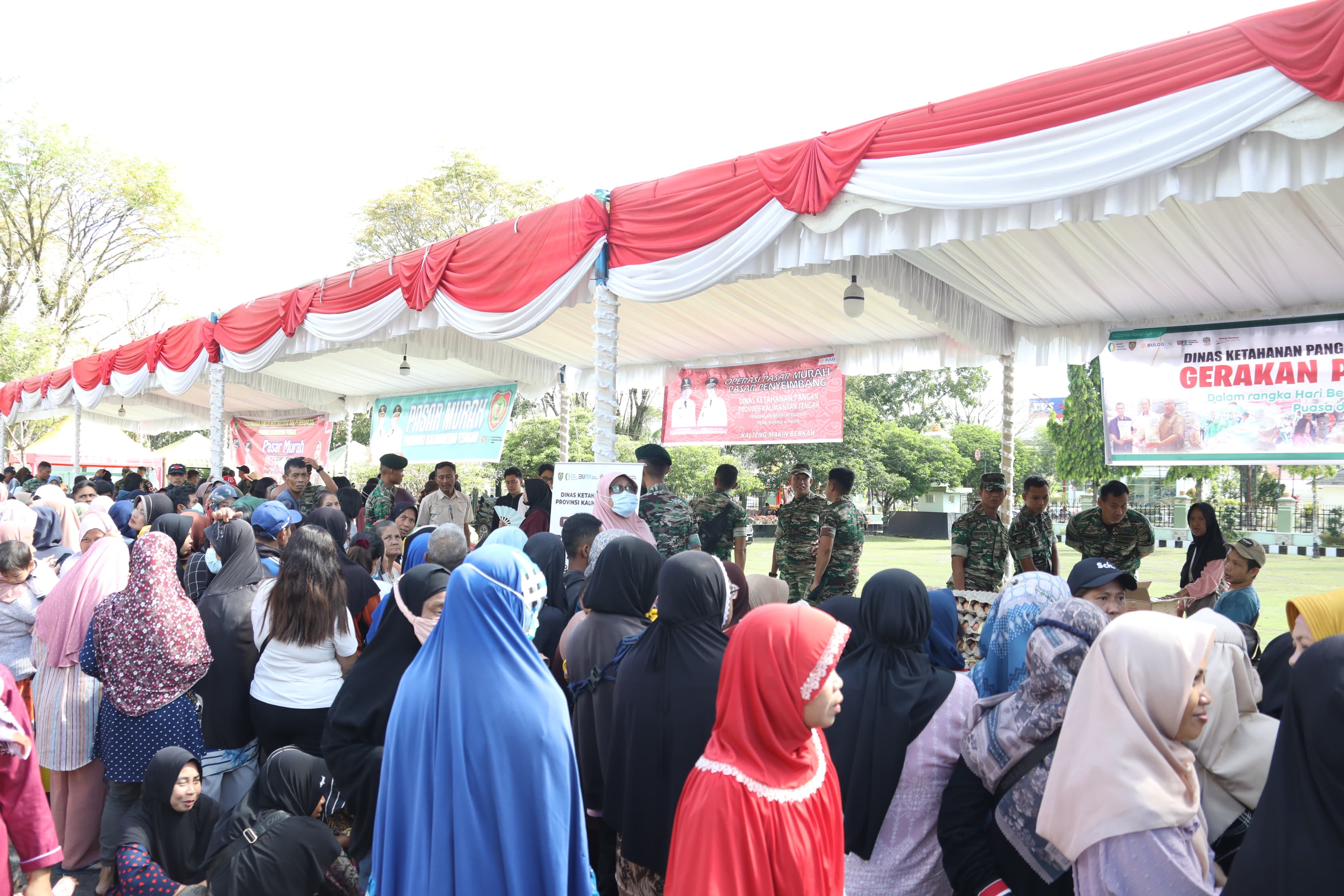 Pemprov Kalteng Apresiasi Bazar TNI Dalam Rangka Menyambut Idulfitri 1445 H