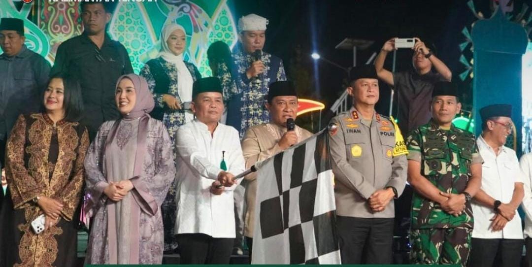 Dinas TPHP Kalteng Turut Serta Meriahkan Pawai Gema Takbir 1446 H