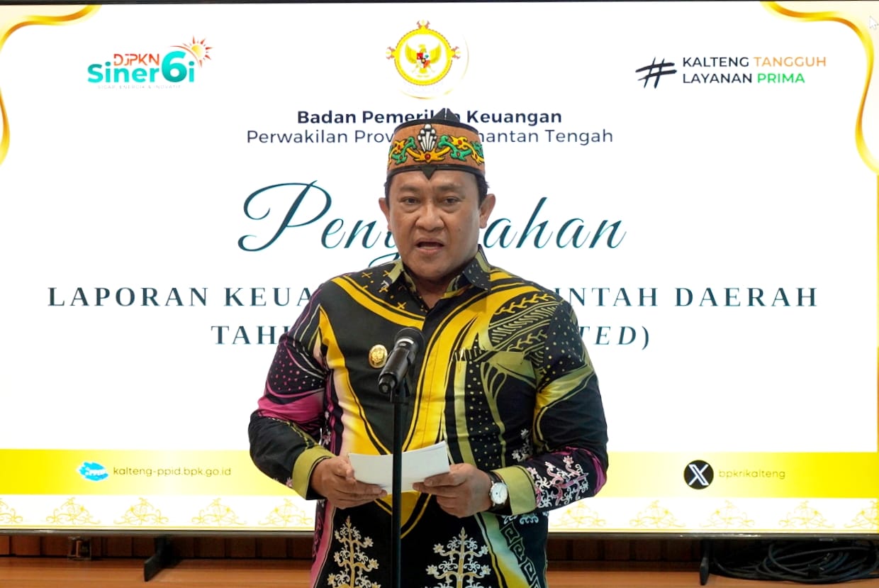 Wagub Edy Pratowo Serahkan LKPD Unaudited 2025, Pemprov Kalteng Optimis Raih Kembali WTP