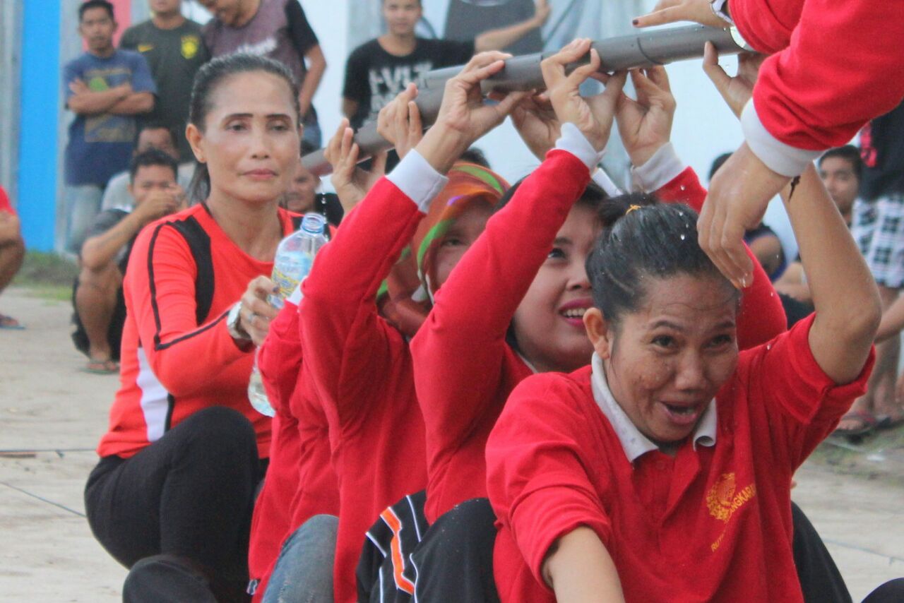 Selain Sebagai Sarana Hiburan, Melatih Kerjasama Tim Rutan Palangka Raya Bina Wbp Dengan Permainan 