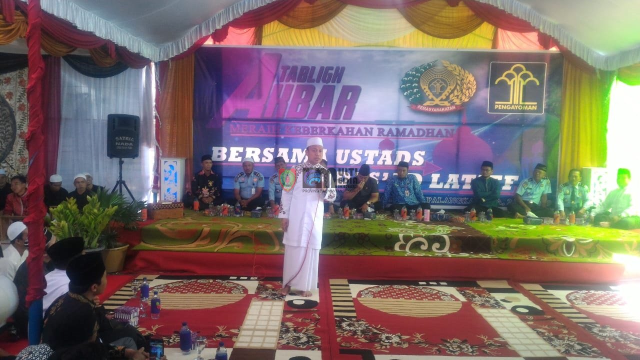 Sambut Ramadhan Rutan Palangka Raya Gelar Tabligh Akbar