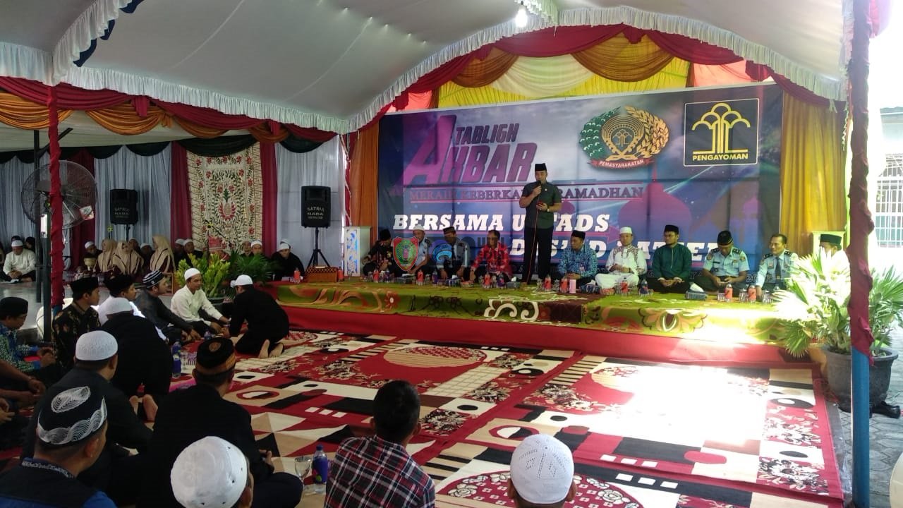 Sambut Ramadhan Rutan Palangka Raya Gelar Tabligh Akbar