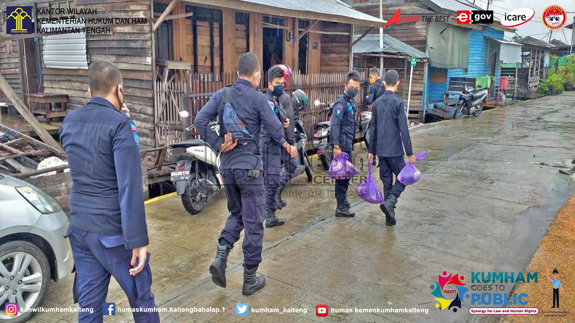 Regu Jaga 3 Lapas Palangka Raya Berbagi di Bulan Ramadhan
